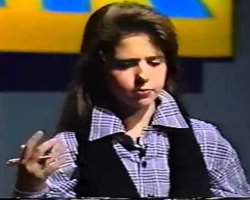 She co-presented a teen girl talk show 